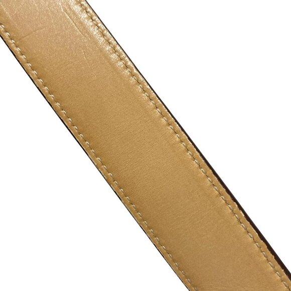 Auth COACH Signature Small Messenger 6842 Khaki Light Brown Jacquard Leather - Picture 6 of 12